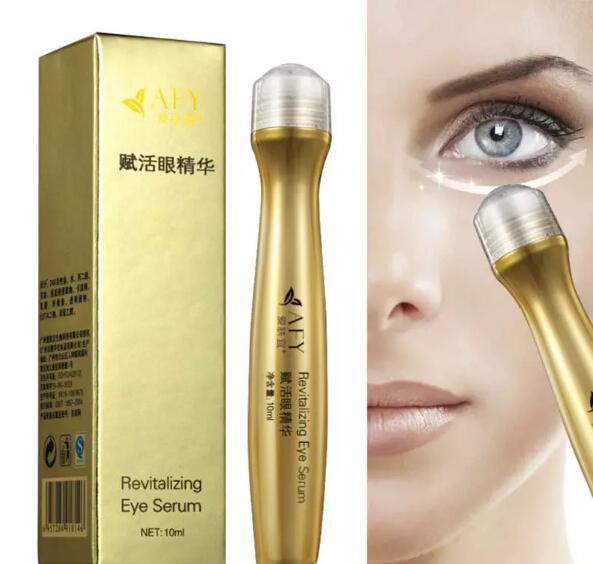 24K Golden Collagen Eye Cream Slide Ball Eye Essence Revitalizing Serum Remove Circle Pouch Moisturizing Firming