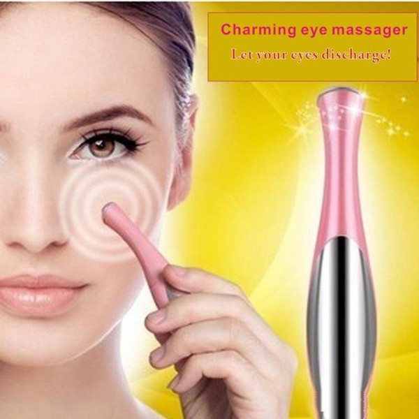 Portable Electric Thermal Eye Massager Eye Care Beauty Instrument Device Remove Wrinkles Dark Circles Puffiness Massage Relaxation