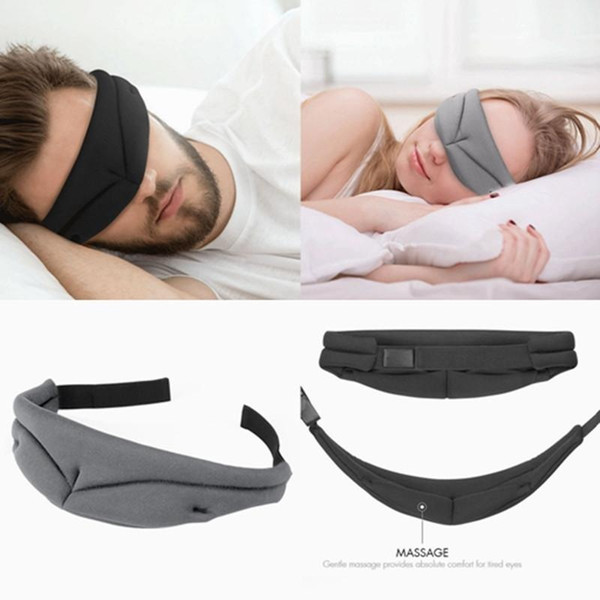 LBD Soft Nap Cover Blind Fold Sleeping Eye Mask Shade Massage Eye Blinder Patch Sleep Goggles for Office Travel