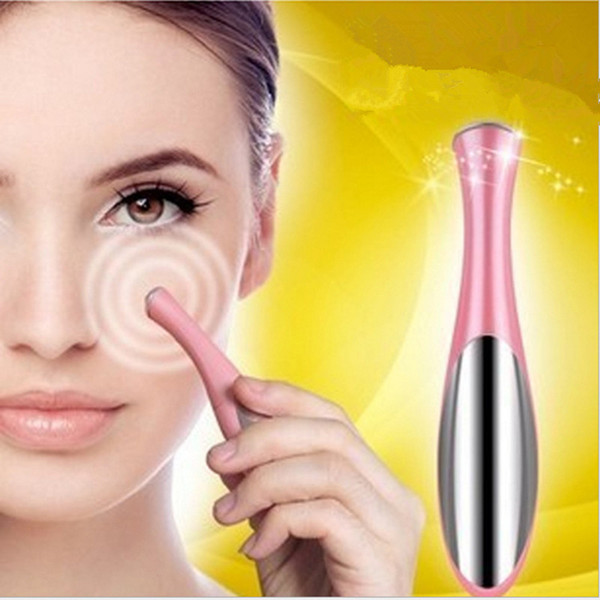 Beauty Care Eye Massage Device Pen Type Electric Eye Massager Facial Vibration Thin Face Magic Stick Anti Bag Pouch & Wrinkle