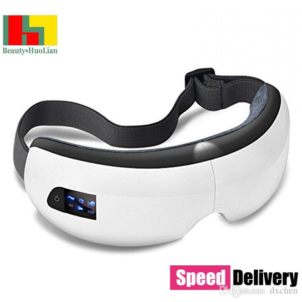 Electric Air pressure Eye care massager with bluetooth Music Wireless Vibration Magnetic heating therapy massage device