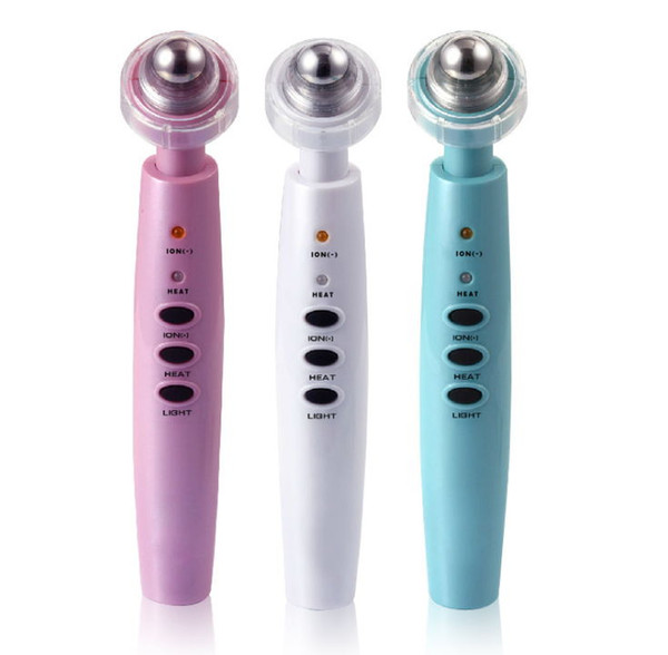 Beauty Device Eye and Face Wrinkle Remover Electric Vibration With LED Light & Heat Therapy