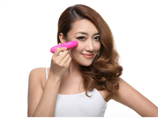 Fashional beauty eye Pen Mini Electric Portable Vibrating Eye Massager Face beauty Tool Anti-Wrinkle Bags Anti-aging Dark Circles Randomly