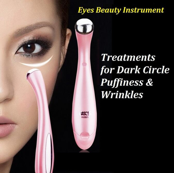 NV8518 USB charge MKS Eyes Beauty Instrument Eye SPA Massager Facial Vibration Massager Treatments for Dark Circle Puffiness & Wrinkles