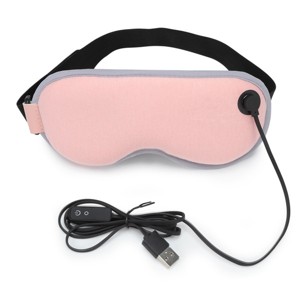 USB Steam Heating Eye Mask with Adjustable Temperature Eyeshade Hot Compress Cover Shade Eye Patch Travel Eye Mask Free Shipping BB