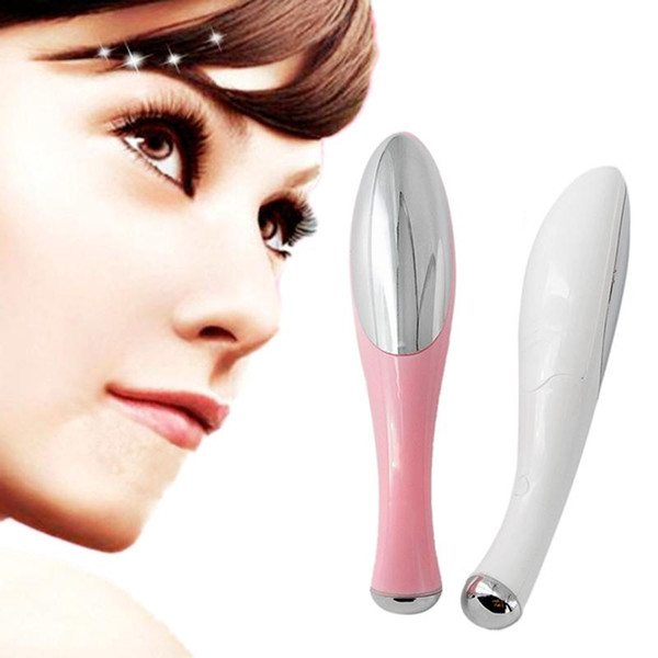 2018 NEW Beauty Care Mini Massage Device Pen Type Electric Eye Massager Facials Vibration Thin Face Magic Stick Anti Bag Pouch & Wrinkle