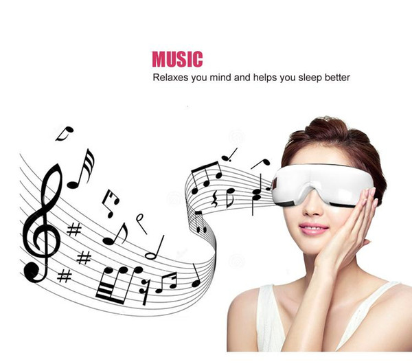 2019 Newest arrival Eye Massager with Heating and bluetooth Music, Compression Three Modes, Eye Care Stress Relief