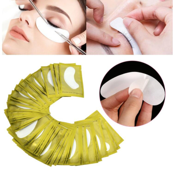 50Pairs/Set Eyelash Extension Hydrogel Under Eye Gel Mask Patch Sticker Tape Planting Grafted Eyelash Maquiagem Isolation Pad