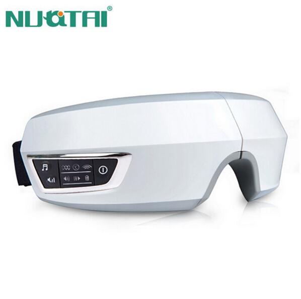 Electric Air pressure Eye massager with mp3 functions.Wireless vibration eye magnetic far-infrared heating.Usb eye care glasses