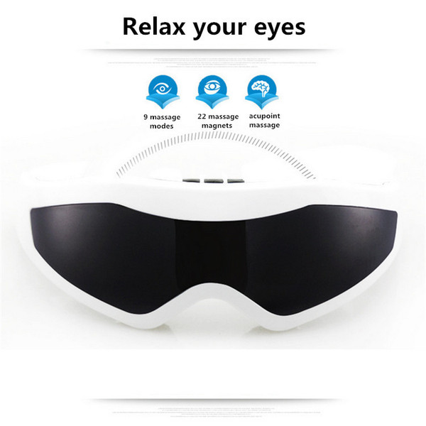 Electric Eye Massager Glasses Vibration Magnet Therapy Alleviate Fatigue Stress Relief Relax Eye Myopia Prevention Eye Care Tool