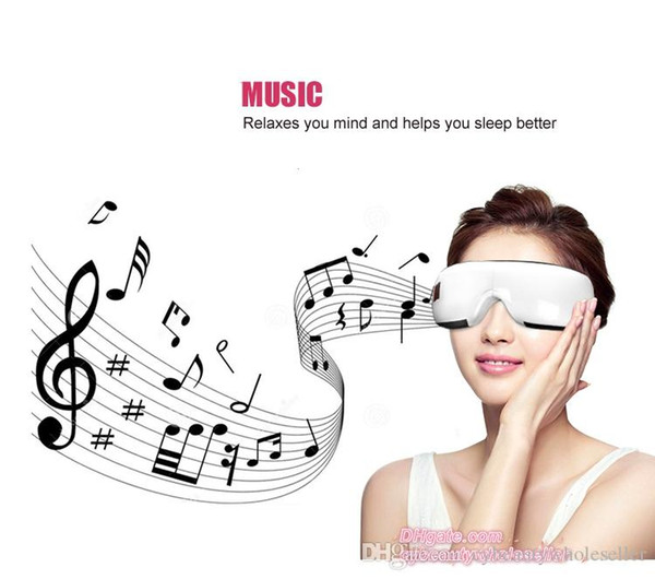 New Electric Air pressure Eye massager with music functions Wireless vibration DHL free shipping