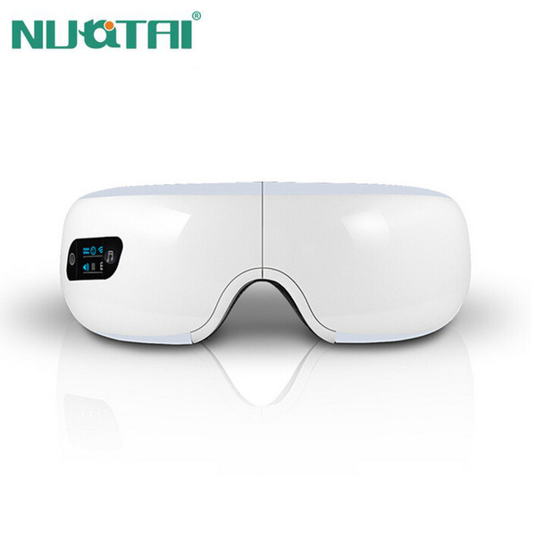 NUOTAI Electric Air pressure Eye massager with mp3.Wireless Vibration Magnetic heating therapy massage device.myopia care device