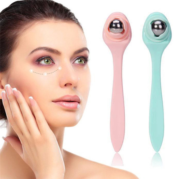 Portable 360 Degrees Roller Ball Eye Massager Beads Dark Circles Remover Face Lift Massage Tools Beauty Instrument