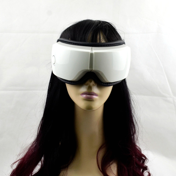 Eye Massager with Music Heating Vibrating Air Pressure Compression Rechargeable Eye Massage Machine for Relax Vision Eyestrain Stress Relief
