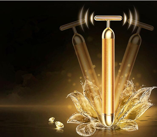 Electric thin face, 24K golden beauty face massage, facial massage, V face beauty bar