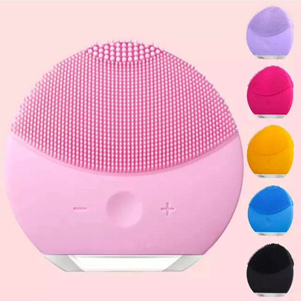 Hot Electric Face Washing Massage cleansing instrument Facial Cleansing Brush Sonic Face Skin Cleaning Silicone Waterproof Skin Care Tools