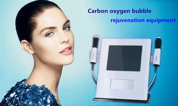 Hot sale high quality portable 2in1 oxygen facial wrinkle removal machine co2 bubble deep cleaning free shipping