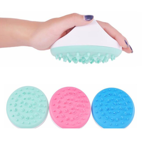 Hottest Silicone Massage Brush Soft Head Oil Massage Brush Wide Tooth Comb Health Head Body Deep Care Scalp Massage Tools