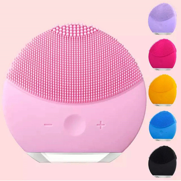 Facial Cleansing Brush Sonic Cleansing for Face Skin Cleaning Medical Level Silicone face Electric silica gel facial washer waterproof