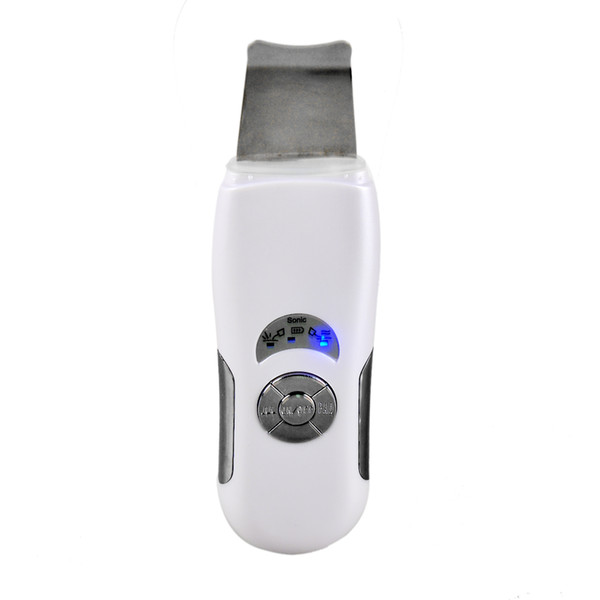 Hot! Deeply ultrasonic face skin pore cleaner device blackhead removal Device Peeling shovel exfoliator deeply clean the skin