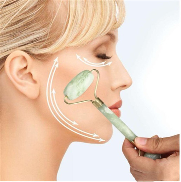 New massage device Portable Pratical Jade Facial Massage Roller Anti Wrinkle Healthy Face Body Head Foot Nature Beauty Tools