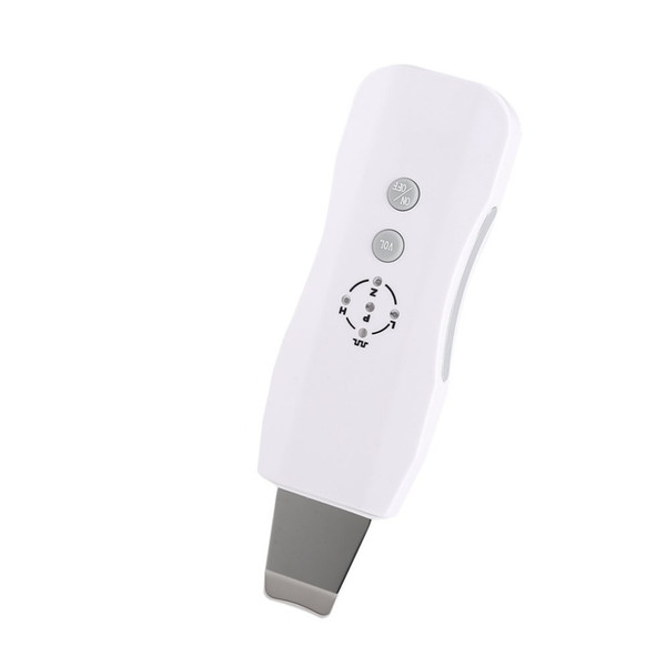 Skin Scrubber Massager Machine Facial Skin Deeply Cleaning Device Spatula Anion Face Skin Care Peeling Lifting Scrubber US Plug