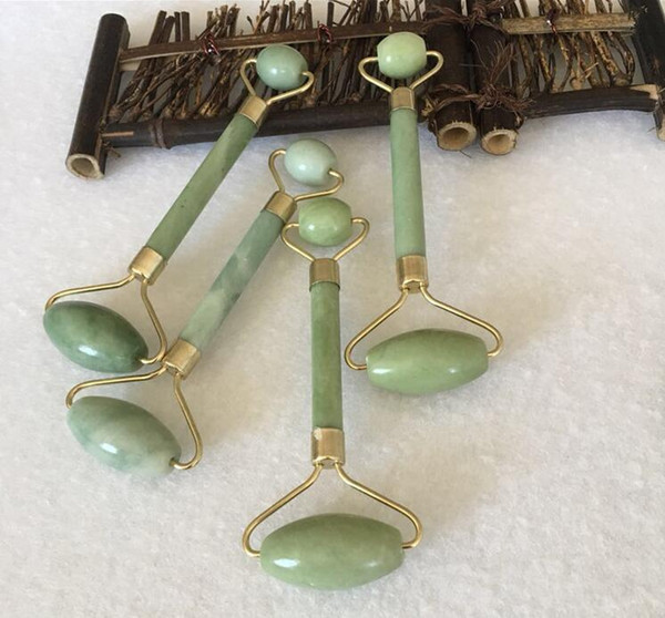 Portable Pratical Jade Facial Massage Roller Anti Wrinkle Healthy Face Body Head Foot Nature Beauty Tools