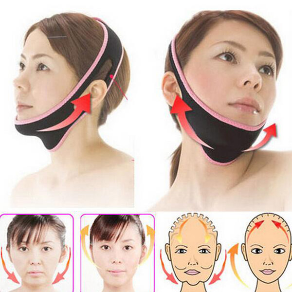 1 Pcs Face Lift Up Belt Sleeping Face-Lift Mask Massage Slimming Face Shaper Relaxation Facial Slimming Bandage without box