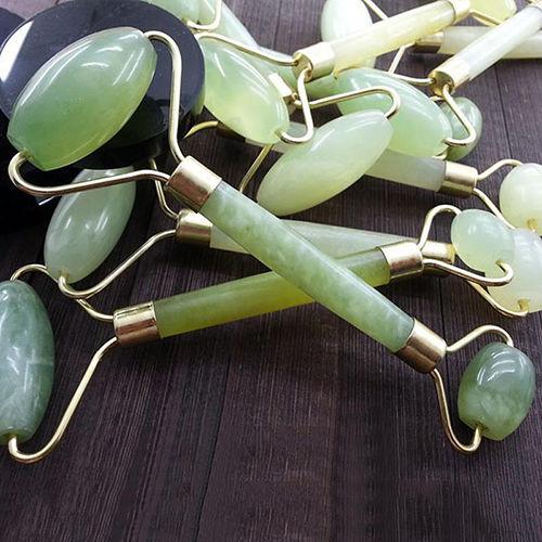 Hot Portable Pratical Jade Facial Massage Roller Anti Wrinkle Healthy Face Body Head Foot Nature Beauty Tool