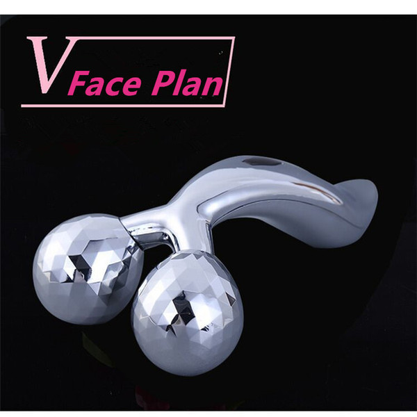 Wholesale 3D Roller Massager Thin Face Full Body Shape Massager Lifting Wrinkle Remover Facial Massage Relaxation Tool Free Shipping