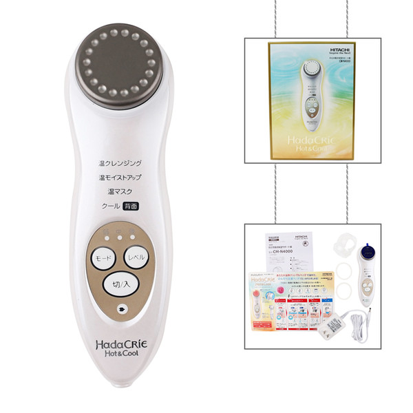 2017 Hitachi CM-N4000 Cool Face Moisture Skin Cleansing Massager Skin Care Device Moisturizing Facial massagers Handheld Facial Device DHL