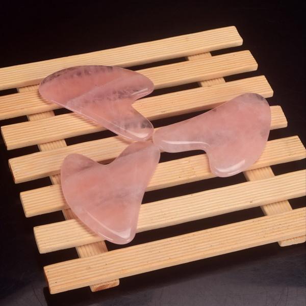 Natural Jade Guasha Board Scraching Facial Eyes Scraping Gua Sha SPA Massage Tool Health Care Beauty Acupoints Plate Massager,100pcs