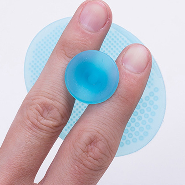 Wholesale-Facial Cleansing Brush Face Washing Exfoliating Blackhead Remover Soft Silicone Pad Brush Skin SPA Scrub Cleanser Remover Tool