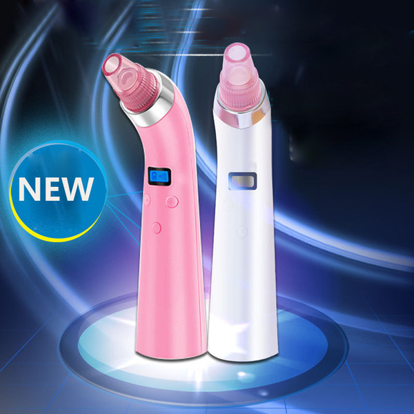 Facial Pore Blackhead Remover Vacuum Suction Diamond Dermabrasion Removal Scar Acne Pore Peeling Face Clean Facial Skin Care Beauty Massager