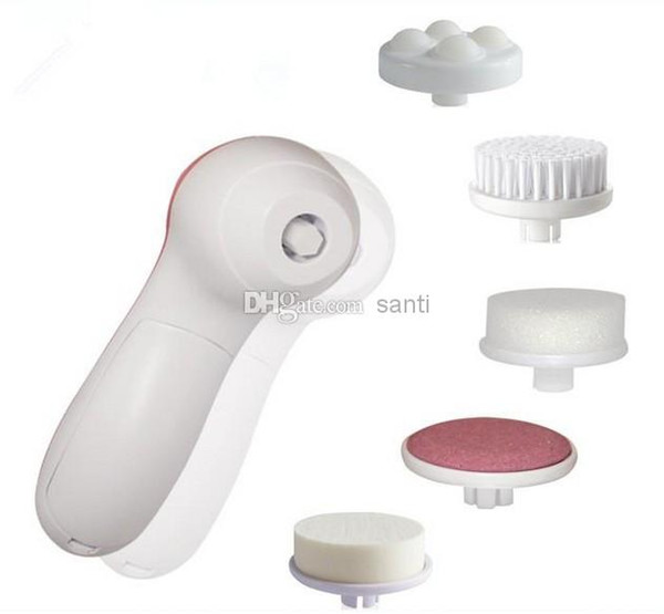 Fashion Hot Multi-function 5 in 1 Electric Beauty Care Facial beauty care massager Roller with 5 Massage Head