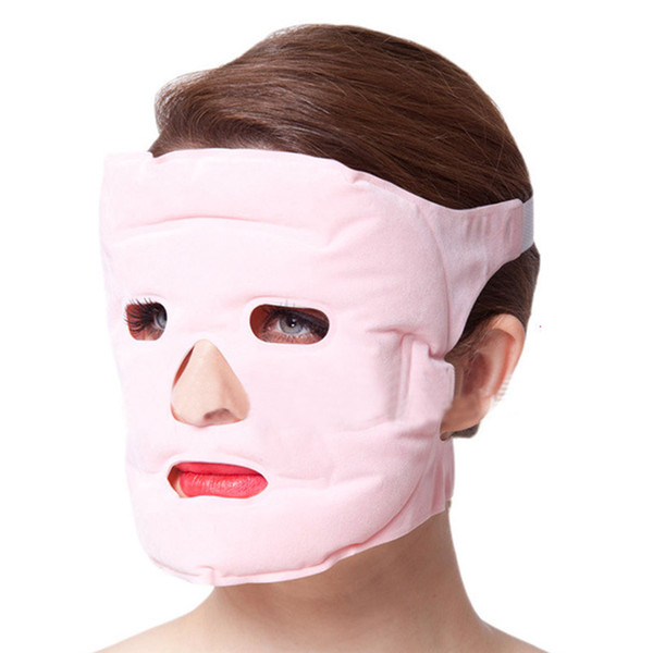 Tourmaline + Gel Slim Face Facial Beauty Mask 20pcs bio magents face massager mask magnetic therapy beauty revitalizing mask