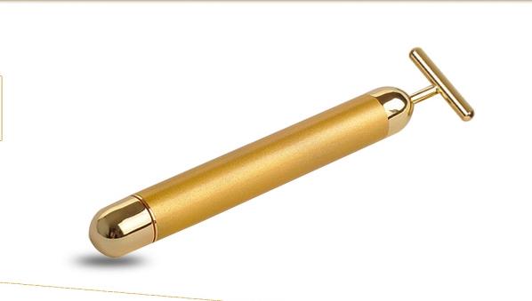Japanese face lift artifact 24K gold beauty bar Facial Massager, face lift beauty tester, tight thin masseter