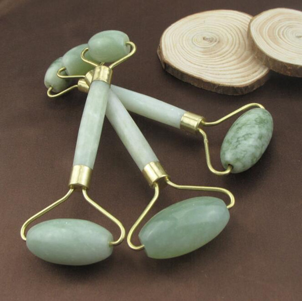 Portable Pratical Jade Facial Massage Roller Anti Wrinkle Healthy Face Body Head Foot Nature Beauty Tool