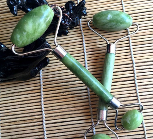 10pcs Tamax 100% Natural Grade A Jade Roller Facial Face Neck Slimming Massager Rejuvenates Face and Neck -Antiaging Jade therapy beauty