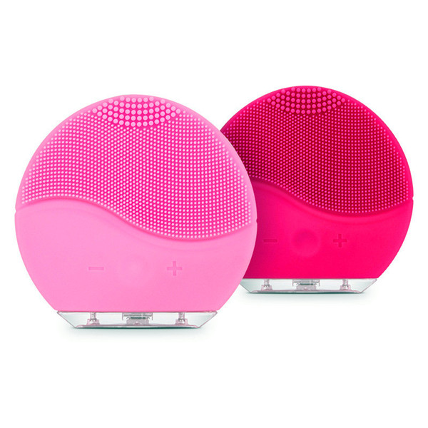 Waterproof Silicone Ultrasonic Face Cleansing Instrument Blackhead Removal Device Rechargeable Beauty Instrument Facial Cleaner Travel Home