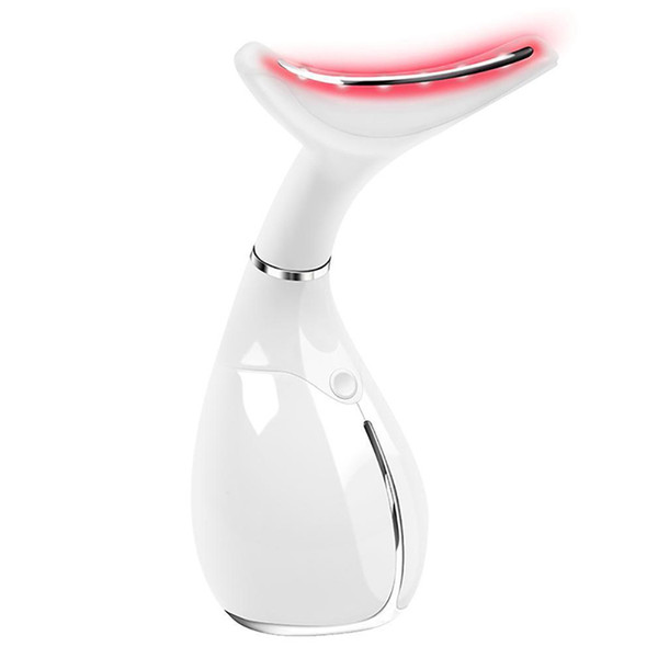 Anti-Aging Vibration RF Neck Massager Skin Rejuvenation Wrinkle Remover Neck Care Instrument Portable Home Use Health beauty Device