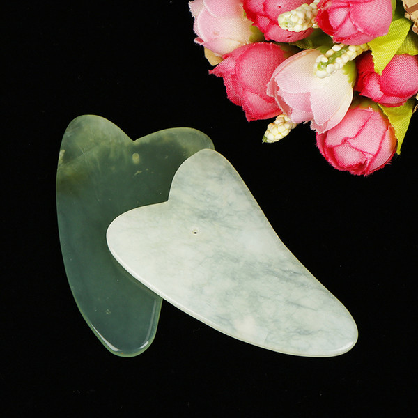 Gua Sha Jade Stone Gua Sha Skin Facial Care Treatment Massage Jade Scraping Tool SPA Salon Supplier Beauty Health Tools