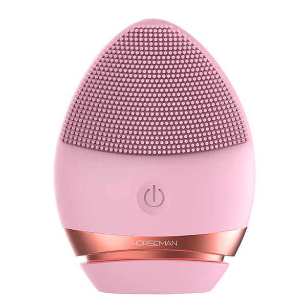 Portable Electric Facial Massage Cleansing Tool Sonic Silicone Facial Cleansing Brushes Electric Antibiosis Waterproof Silent Face Cleaner