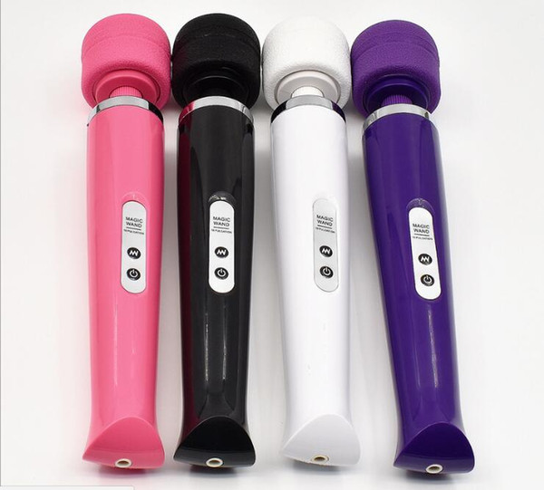 Hot 10 Speeds Rechargeable Magic Wand Massager Powerful AV Vibrator Electric Personal Full Body Massager Female Masturbation Sex Toy