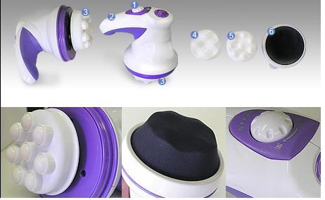 New Relax&Tone Full body massager Fat remove Slim machine With 3 Heads