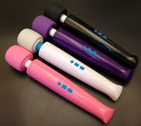 Hot Magic Wand Powerful AV Vibrators USB ReChargeable Full Body Personal Massager Female Masturbation Product Adult Sex Toy 270