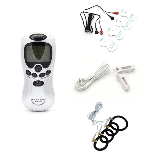 Electric Shock Penis Ring Electro Shcok Stimulation Nipple Clamps/Clips Electro Shock Massage Gel Paste Sex Toys For Men Woman