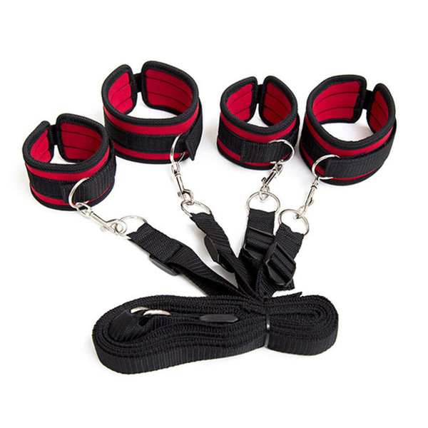Porn Sex Handcuffs Bdsm Bondage Erotic Under Bed BDSM Bondage Restraint System Games for Adults Wrists Ankle Cuffs Sexy Lingerie