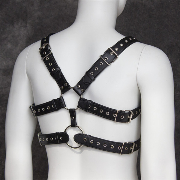 PU Leather Harness Belt Men Restraints Bondage Sex Toys Kit ,Erotic Sexy Adult Sex Toys For Man Fetish Bondage Sex Products