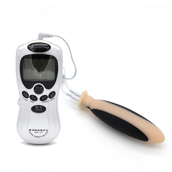 Electric Large Silicone Anal Plug Sex Products Electro Shock Butt Plug Anal Vaginal Massage Dildo Stimulate Sex Toys For Couples